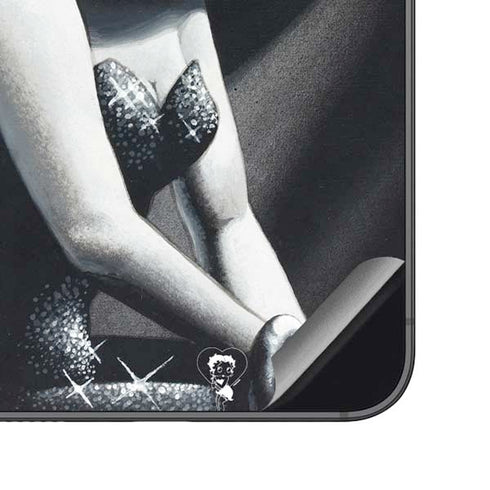 Betty Boop Black and White Galaxy S23 FE Skin