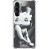 Betty Boop Black and White Galaxy S23 Plus Clear Case