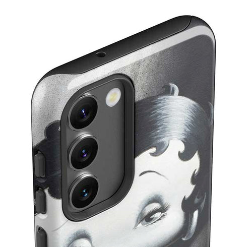 Betty Boop Black and White Galaxy S23 Plus Pro Case