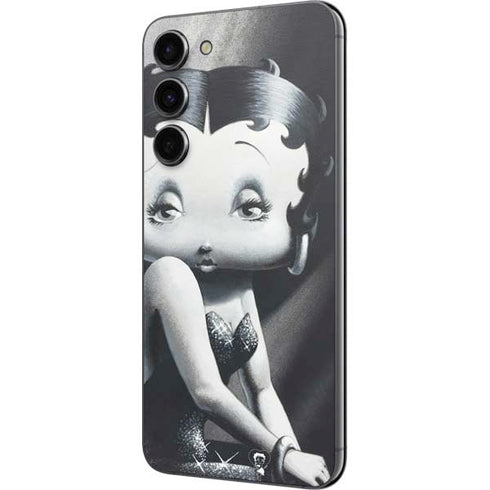 Betty Boop Black and White Galaxy S23 Plus Skin