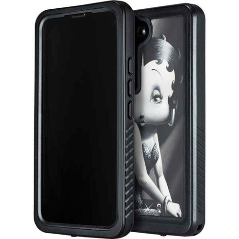Betty Boop Black and White Galaxy S23 Plus Waterproof Case