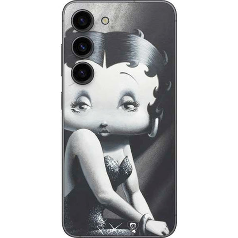 Betty Boop Black and White Galaxy S23 Skin
