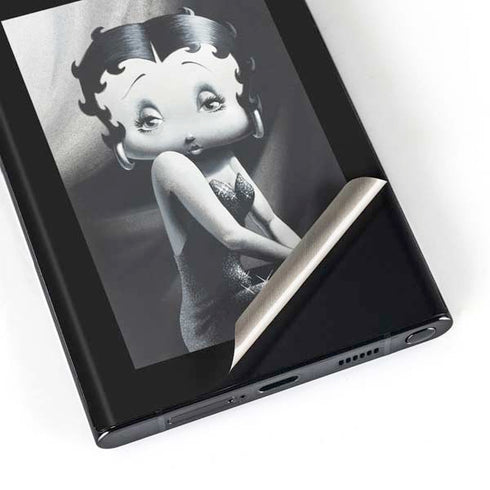 Betty Boop Black and White Galaxy S23 Ultra Skin