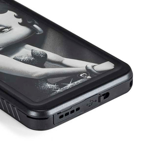 Betty Boop Black and White Galaxy S23 Waterproof Case