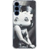 Betty Boop Black and White Galaxy S24 Clear Case