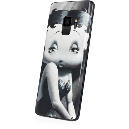 Betty Boop Black and White Galaxy S9 Skin