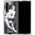 Betty Boop Black and White Galaxy Z Fold4 5G Clear Case