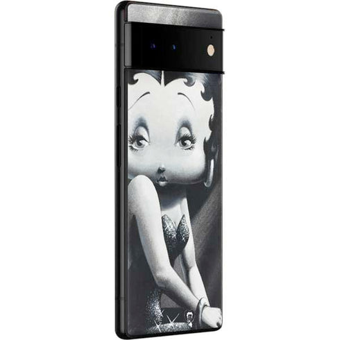 Betty Boop Black and White Google Pixel 6 Skin