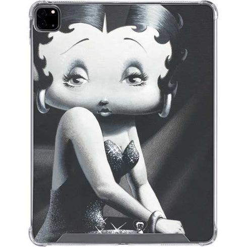 Betty Boop Black and White iPad Pro 12.9in (2020) Clear Case