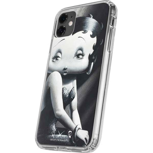 Betty Boop Black and White iPhone 11 Clear Case