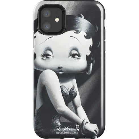 Betty Boop Black and White iPhone 11 Impact Case