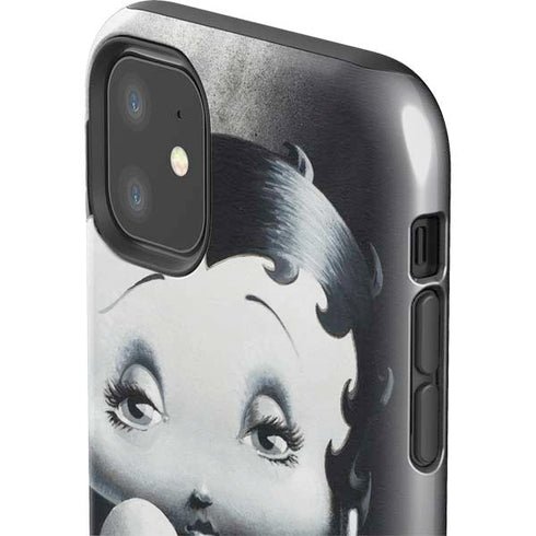Betty Boop Black and White iPhone 11 Impact Case