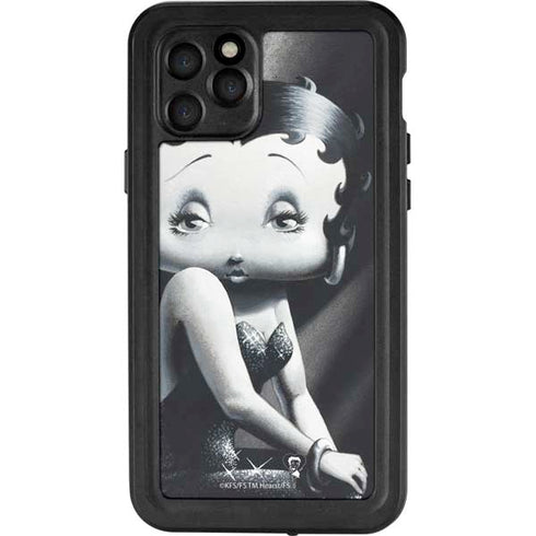 Betty Boop Black and White iPhone 11 Pro Waterproof Case
