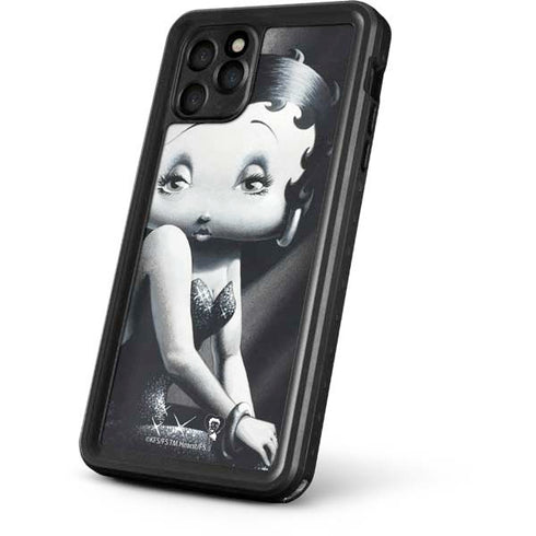Betty Boop Black and White iPhone 11 Pro Waterproof Case