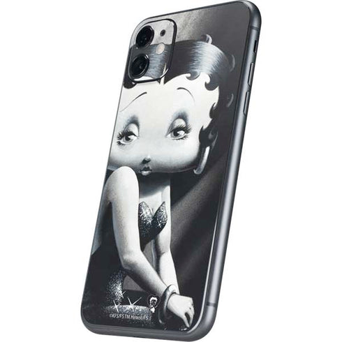 Betty Boop Black and White iPhone 11 Skin