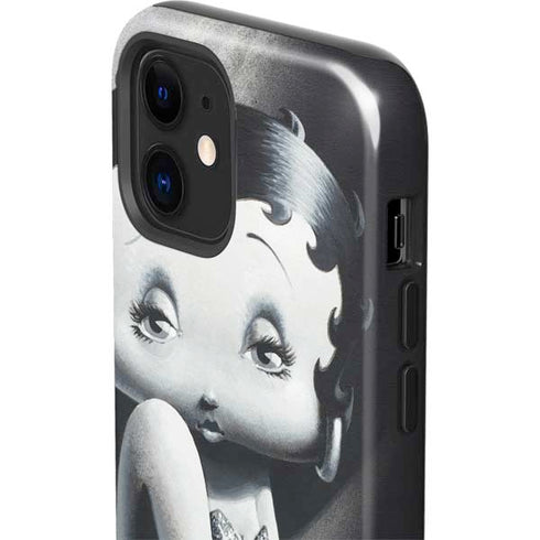 Betty Boop Black and White iPhone 12 Impact Case
