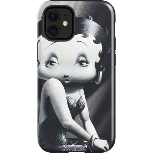 Betty Boop Black and White iPhone 12 Mini Impact Case