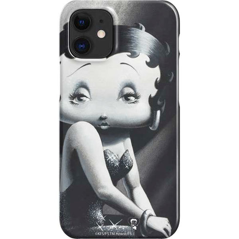 Betty Boop Black and White iPhone 12 Mini Lite Case