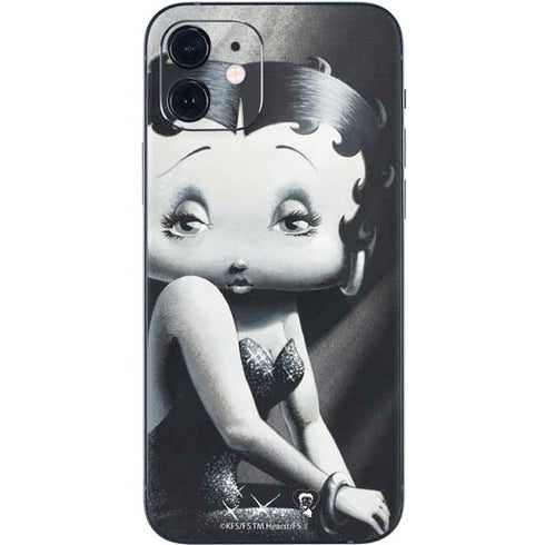 Betty Boop Black and White iPhone 12 Mini Skin