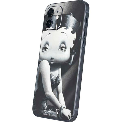 Betty Boop Black and White iPhone 12 Mini Skin