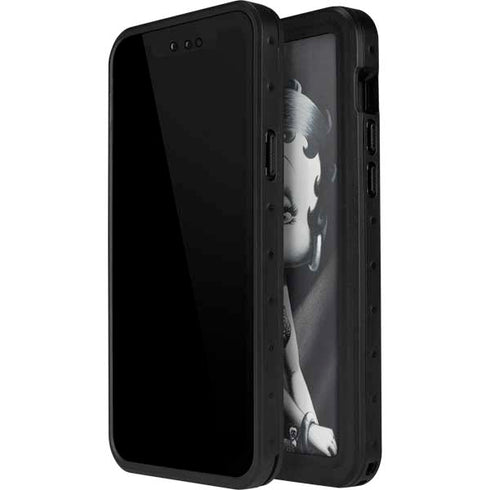 Betty Boop Black and White iPhone 12 Mini Waterproof Case