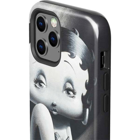 Betty Boop Black and White iPhone 12 Pro Impact Case