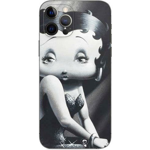 Betty Boop Black and White iPhone 12 Pro Skin