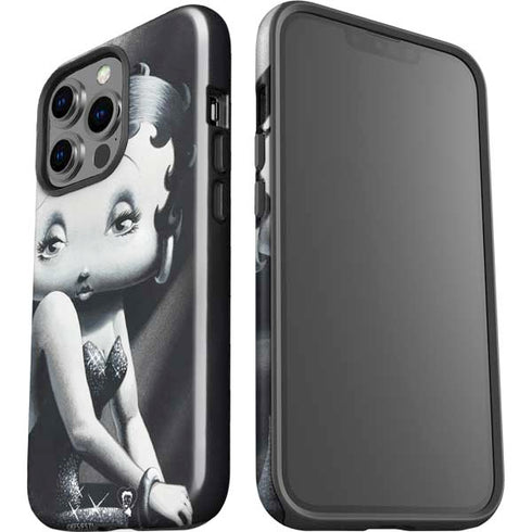 Betty Boop Black and White iPhone 13 Pro Impact Case