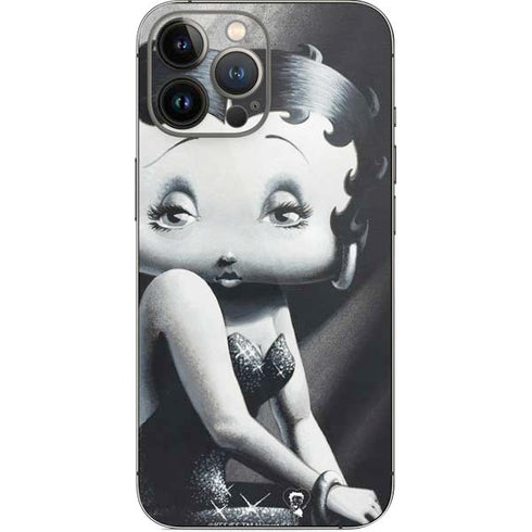 Betty Boop Black and White iPhone 13 Pro Max Skin