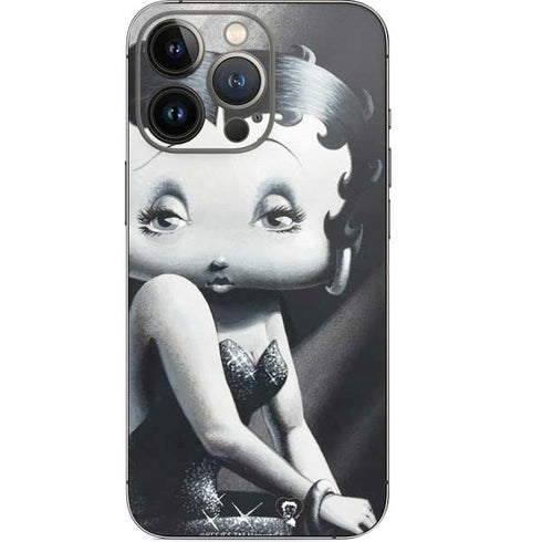 Betty Boop Black and White iPhone 13 Pro Skin