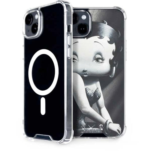 Betty Boop Black and White iPhone 14 MagSafe Case
