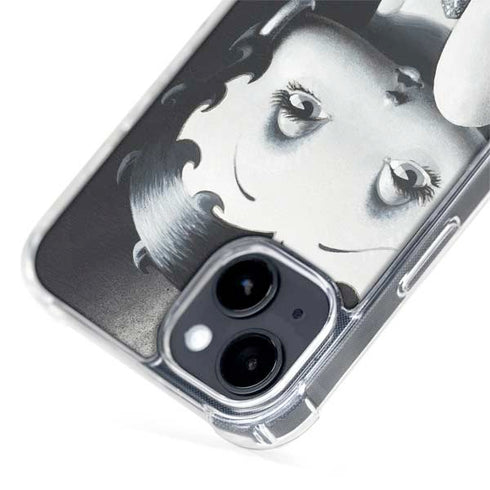 Betty Boop Black and White iPhone 15 Plus MagSafe Case