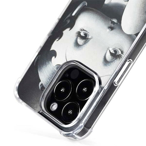 Betty Boop Black and White iPhone 14 Pro Max MagSafe Case
