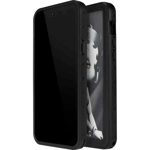 Betty Boop Black and White iPhone 15 Plus Waterproof Case