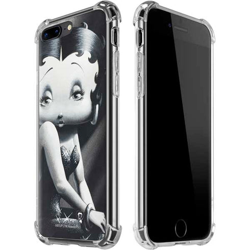 Betty Boop Black and White iPhone 7/8 Plus Clear Case