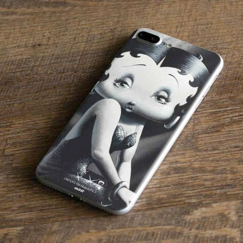 Betty Boop Black and White iPhone 8 Plus Skin