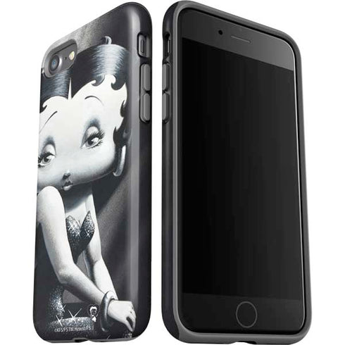 Betty Boop Black and White iPhone SE (2nd & 3rd Gen) Pro Case