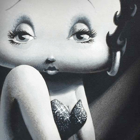 Betty Boop Black and White iPhone X Skin