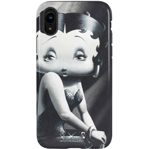 Betty Boop Black and White iPhone XR Pro Case