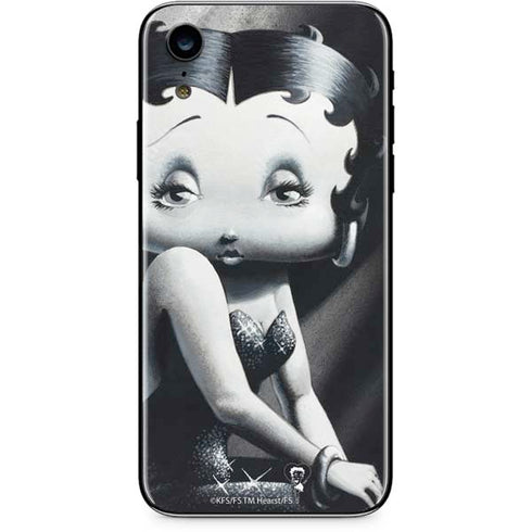 Betty Boop Black and White iPhone XR Skin
