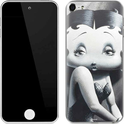 Betty Boop Black and White Apple iPod Skin