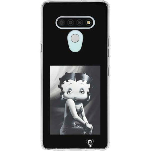 Betty Boop Black and White LG Stylo 6 Clear Case