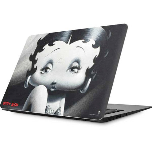 Betty Boop Black and White Apple MacBook Skin