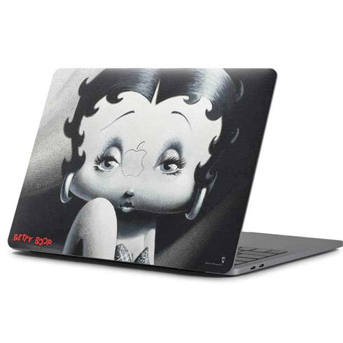Betty Boop Black and White Apple MacBook Pro 13-inch Skin