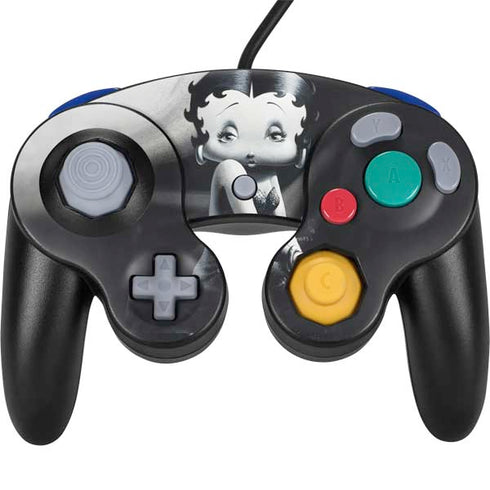 Betty Boop Black and White Nintendo GameCube Controller Skin