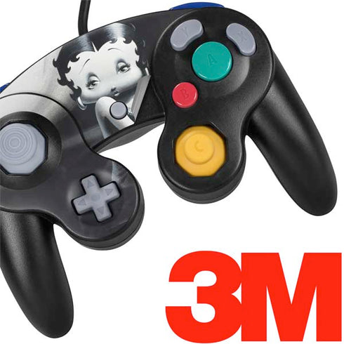 Betty Boop Black and White Nintendo GameCube Controller Skin