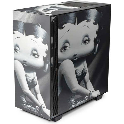 Betty Boop Black and White NZXT H510 Compact ATX Mid-Tower Case Skin