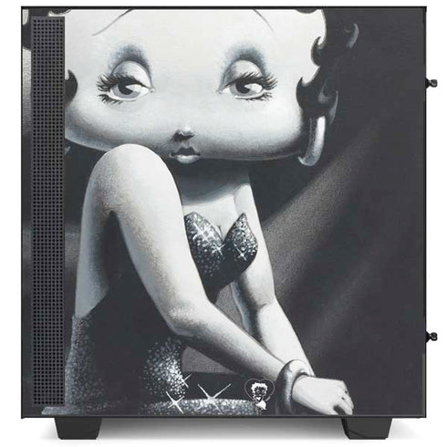 Betty Boop Black and White NZXT H510 Compact ATX Mid-Tower Case Skin