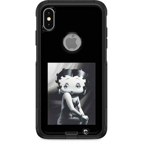 Betty Boop Black and White Otterbox Commuter iPhone Skin