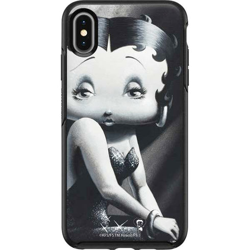 Betty Boop Black and White Otterbox Symmetry iPhone Skin